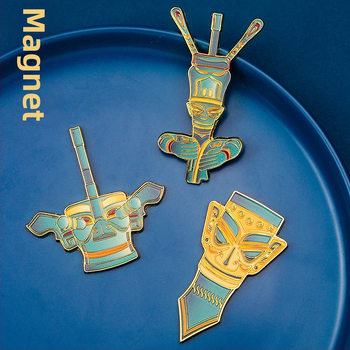 Fém kitűző – modern művészeti stílus, ajándék születésnapra, diplomaosztóra és bulira, barátoknak és osztálytársaknak