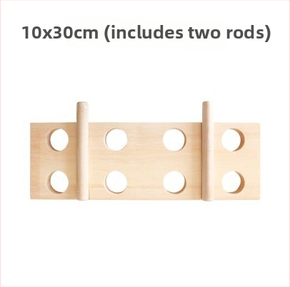 Drevené príslušenstvo pre panel s dierami, nordický háčik s nosnosťou, bukové drevo, Baimao značka, pôvod Linyi, jar 2020 uvedenie na trh