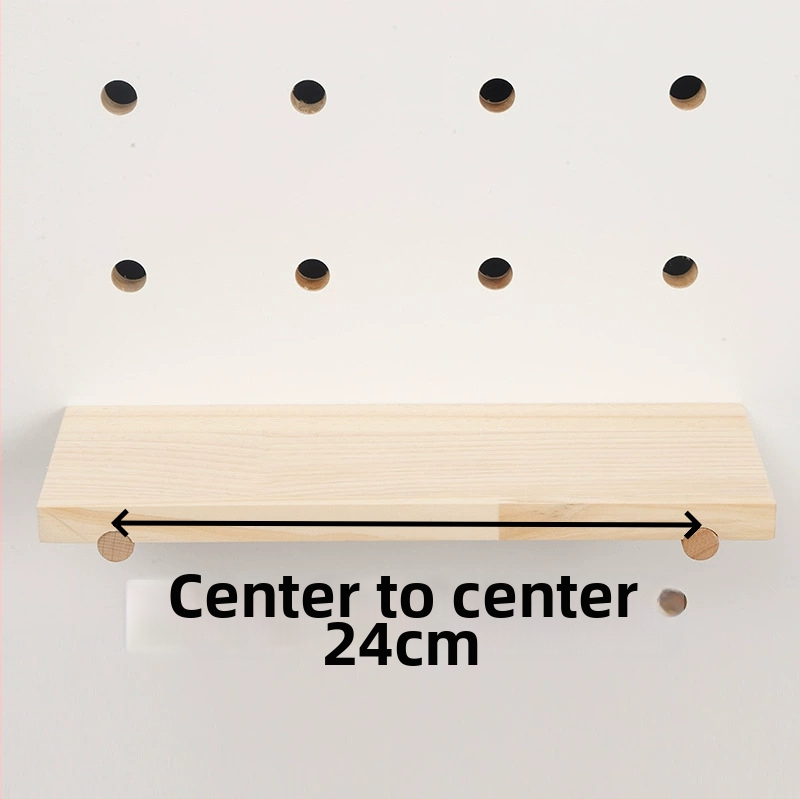 Mediniai priedai perforuotai plokštei su skandinaviško stiliaus kabliu, apkrova, beech wood, Baimao prekės ženklas, kilmė Linyi, 2020 m. pavasaris