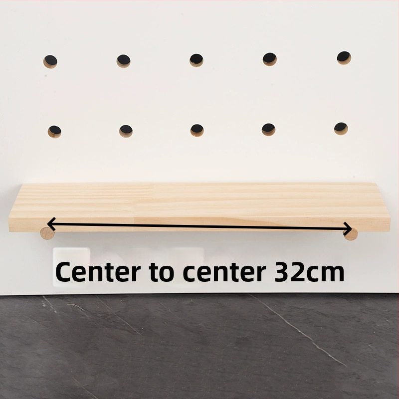 Mediniai priedai perforuotai plokštei su skandinaviško stiliaus kabliu, apkrova, beech wood, Baimao prekės ženklas, kilmė Linyi, 2020 m. pavasaris