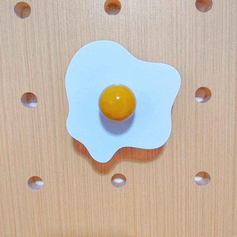 Mediniai priedai perforuotai plokštei su skandinaviško stiliaus kabliu, apkrova, beech wood, Baimao prekės ženklas, kilmė Linyi, 2020 m. pavasaris