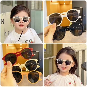 Bērnu saulesbrilles, ovāls rāmis, stikla lēcas, rāmis no metāla un TR+metāla, nepolarizētas, UV aizsardzība