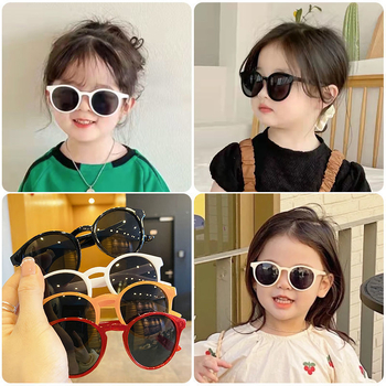 Bērnu saulesbrilles, ovāls rāmis, stikla lēcas, rāmis no metāla un TR+metāla, nepolarizētas, UV aizsardzība