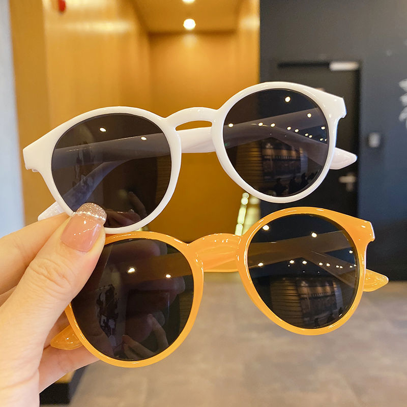 Bērnu saulesbrilles, ovāls rāmis, stikla lēcas, rāmis no metāla un TR+metāla, nepolarizētas, UV aizsardzība