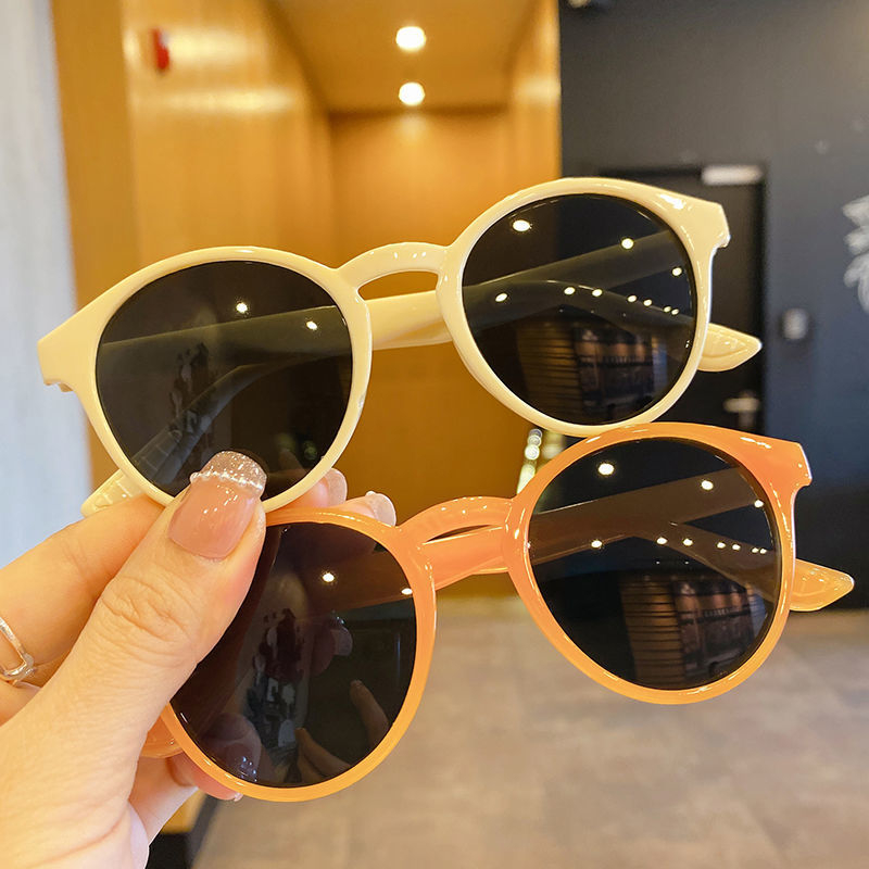 Bērnu saulesbrilles, ovāls rāmis, stikla lēcas, rāmis no metāla un TR+metāla, nepolarizētas, UV aizsardzība