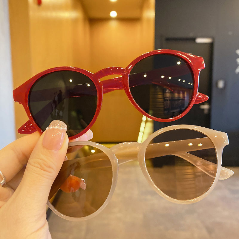 Bērnu saulesbrilles, ovāls rāmis, stikla lēcas, rāmis no metāla un TR+metāla, nepolarizētas, UV aizsardzība