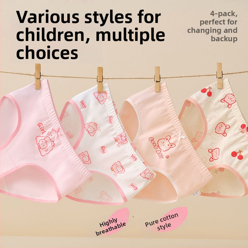 Dječje gaćice od pamuka Class A, za djecu 3–8 godina, srednji pojas, 95% pamuka