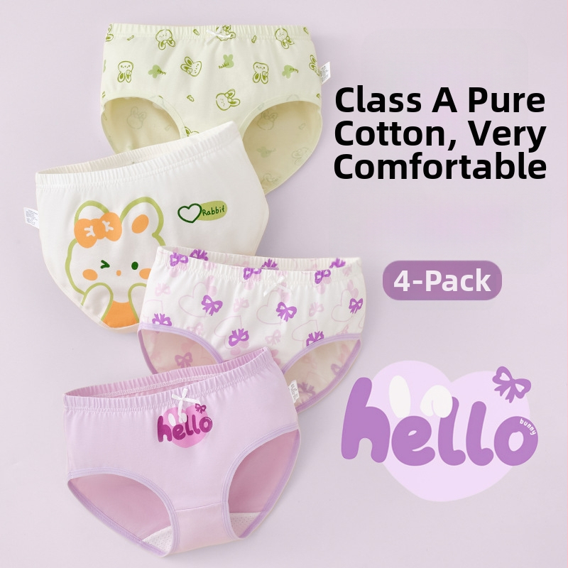 Dječje gaćice od pamuka Class A, za djecu 3–8 godina, srednji pojas, 95% pamuka