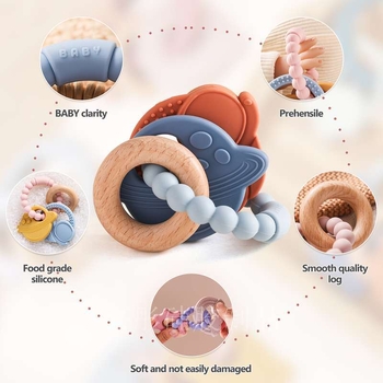 Vaikų silikoninė apyrankė, rankų darbo, 64 g, 2025 m. pavasaris