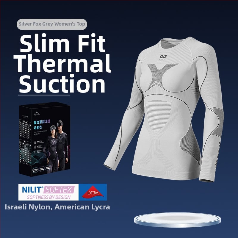 Rexchi terminis greitai džiūstantis apatinių komplektas su Lycra, dryžių raštas, unisex, kompresijos kirpimas, šiltas ir kvėpuojantis žiemai ir rudeniui