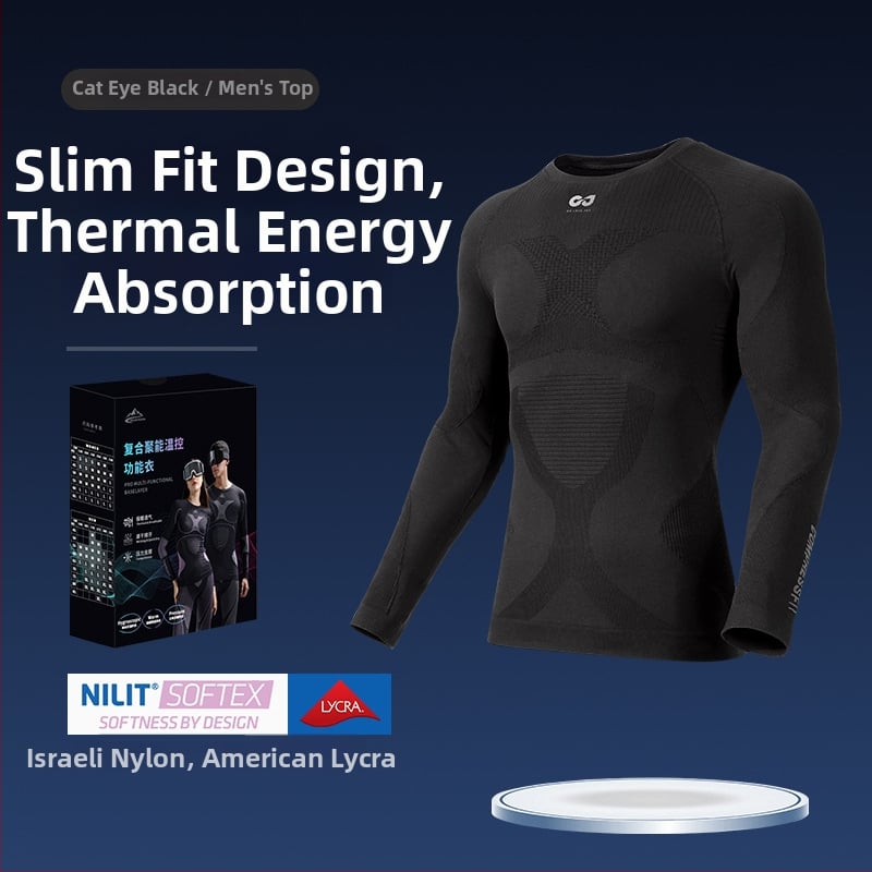 Rexchi terminis greitai džiūstantis apatinių komplektas su Lycra, dryžių raštas, unisex, kompresijos kirpimas, šiltas ir kvėpuojantis žiemai ir rudeniui