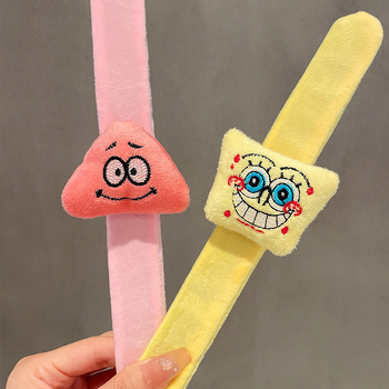 Pliušinė rankos apyrankė su karikatūrų personažais, unisex, dekoratyvinis aksesuaras gimtadieniams ir šventėms