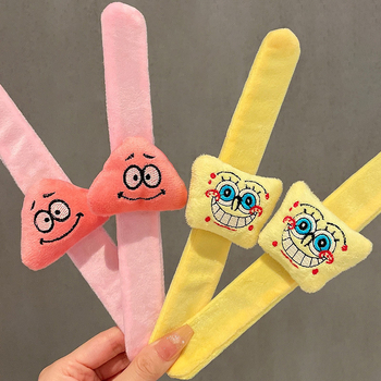 Pliušinė rankos apyrankė su karikatūrų personažais, unisex, dekoratyvinis aksesuaras gimtadieniams ir šventėms