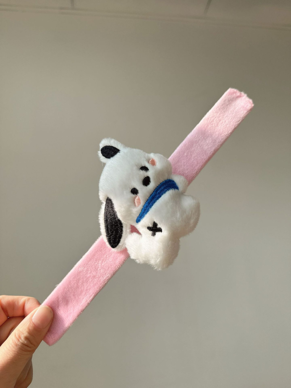 Pliušinė rankos apyrankė su karikatūrų personažais, unisex, dekoratyvinis aksesuaras gimtadieniams ir šventėms