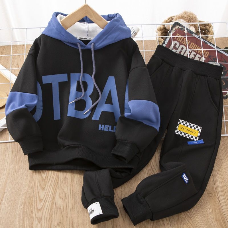 Vaikiškas dviejų dalių kostiumas su ilgomis rankovėmis (megztas audinys, triušio kailis 91–95%, pavasaris 2025)