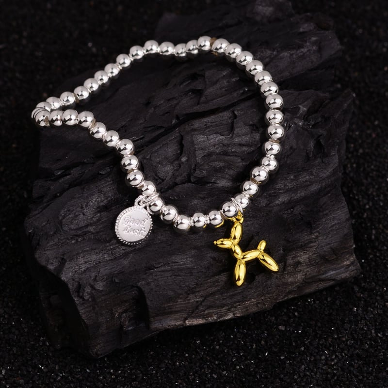 Гривна от медни мъниста с кръгли елементи, геометричен минималистичен дизайн за жени, електроплатиран завършек