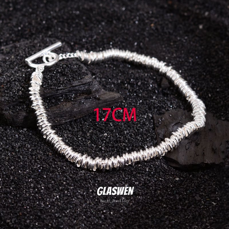 Гривна от медни мъниста с кръгли елементи, геометричен минималистичен дизайн за жени, електроплатиран завършек