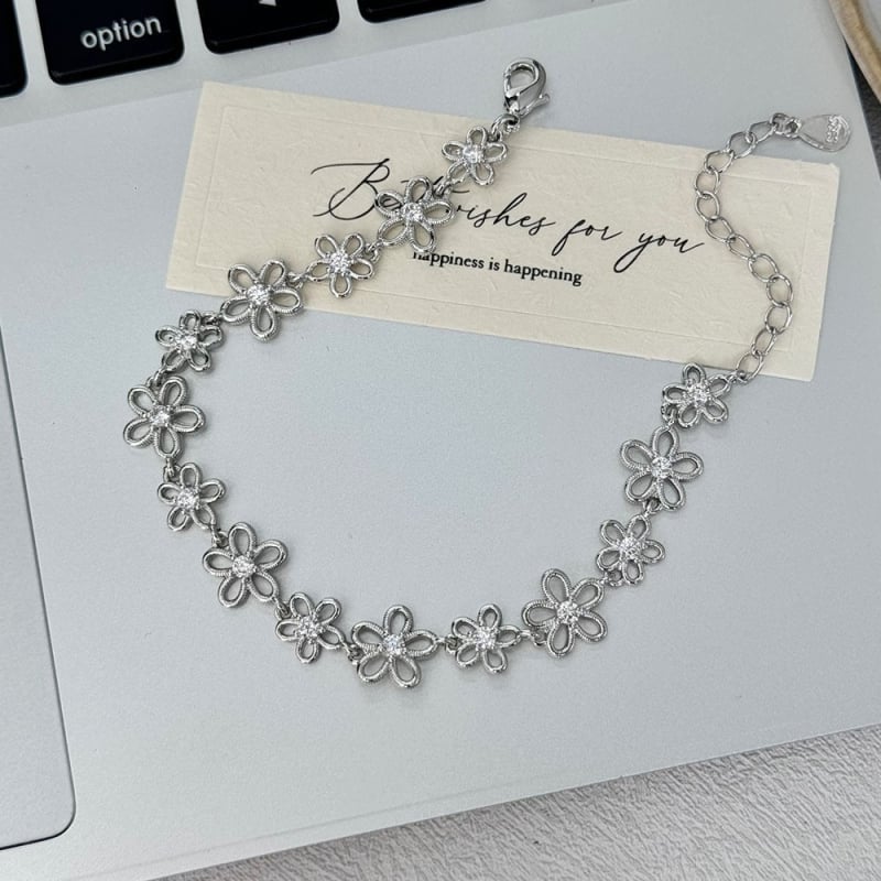 Гривна от медни мъниста с кръгли елементи, геометричен минималистичен дизайн за жени, електроплатиран завършек