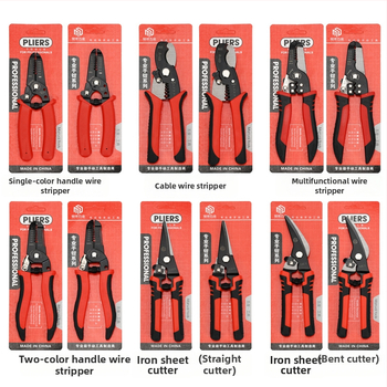Daugiafunkcinės kabelių krimpavimo replės, manganinis plienas, elektrikams, aukšta kietumas, žnyplių tipas