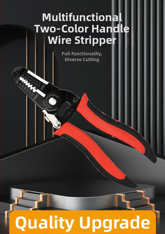 Daugiafunkcinės kabelių krimpavimo replės, manganinis plienas, elektrikams, aukšta kietumas, žnyplių tipas