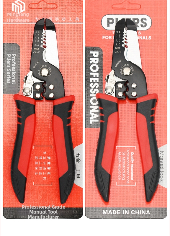 Daugiafunkcinės kabelių krimpavimo replės, manganinis plienas, elektrikams, aukšta kietumas, žnyplių tipas