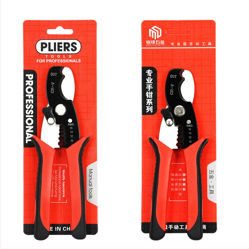 Daugiafunkcinės kabelių krimpavimo replės, manganinis plienas, elektrikams, aukšta kietumas, žnyplių tipas