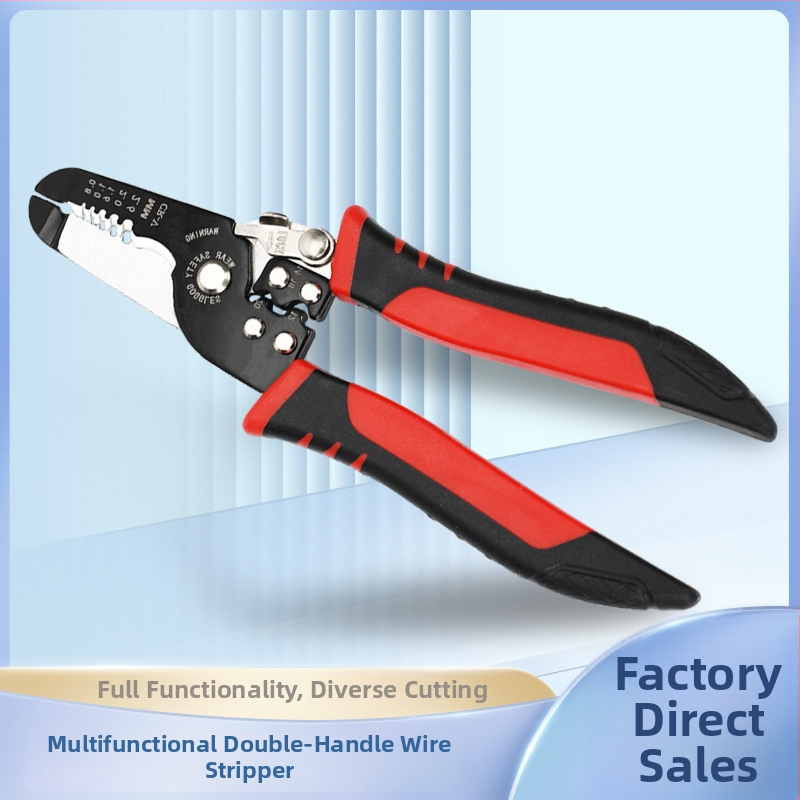 Daugiafunkcinės kabelių krimpavimo replės, manganinis plienas, elektrikams, aukšta kietumas, žnyplių tipas