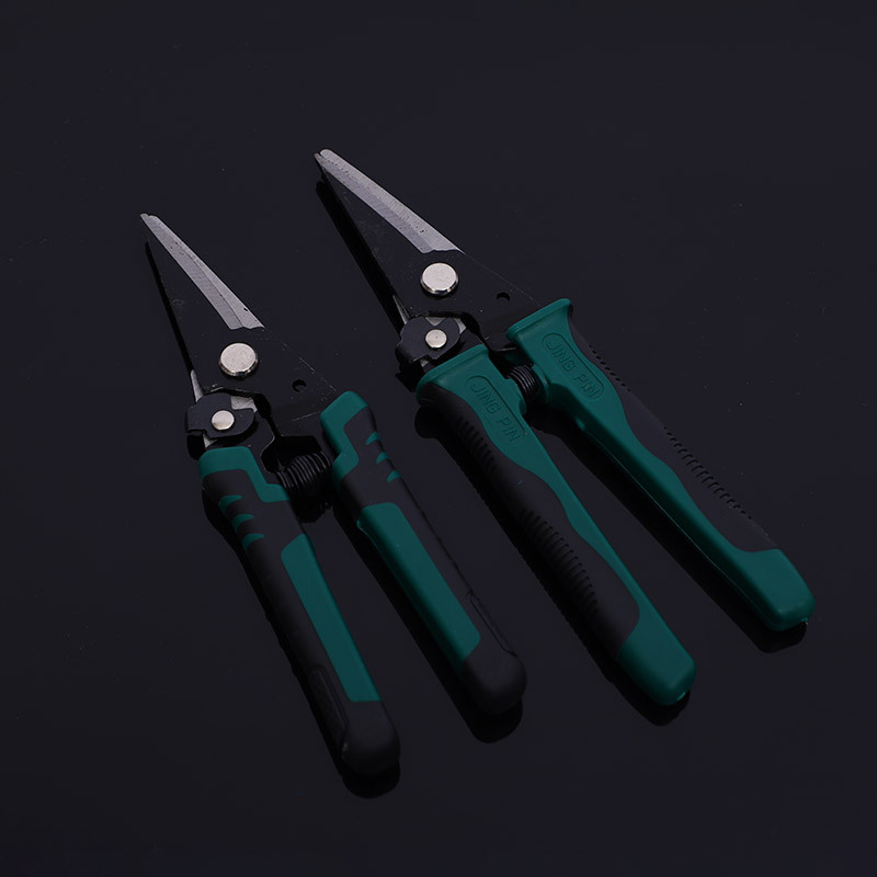 Daugiafunkcinės kabelių krimpavimo replės, manganinis plienas, elektrikams, aukšta kietumas, žnyplių tipas