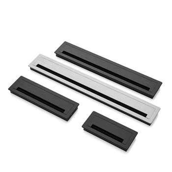 Haidi bos Hdbs kabelių dėžutė su šepetėliu skirta stalo kabelių tvarkymui - aliuminio lydinys, modernus minimalistinis dizainas