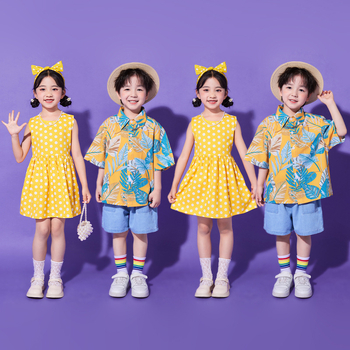 Vaikų hiphopo pasirodymo kostiumas, universalus, 65% medvilnė, vasara 2024, tinka 8+ metų vaikams