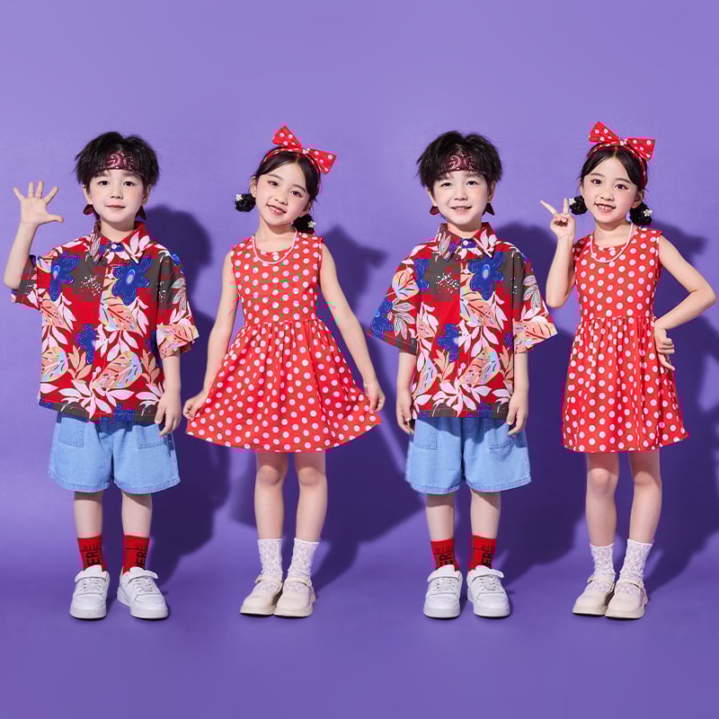 Vaikų hiphopo pasirodymo kostiumas, universalus, 65% medvilnė, vasara 2024, tinka 8+ metų vaikams