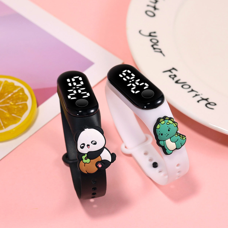 Laste elektrooniline käekell õpilastele, digitaalne näidik, veekindel 15 m, elektrooniline mehhanism, ristkülikukujuline dial 18 mm