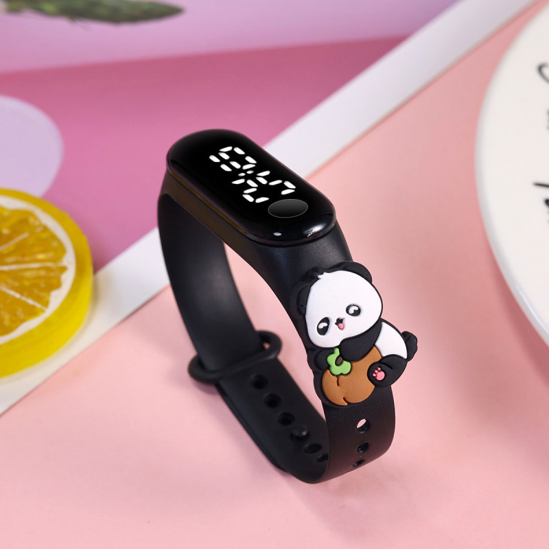 Laste elektrooniline käekell õpilastele, digitaalne näidik, veekindel 15 m, elektrooniline mehhanism, ristkülikukujuline dial 18 mm