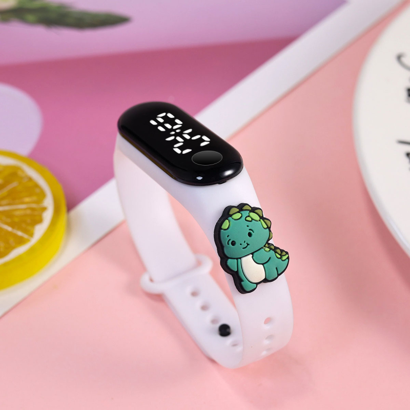 Laste elektrooniline käekell õpilastele, digitaalne näidik, veekindel 15 m, elektrooniline mehhanism, ristkülikukujuline dial 18 mm