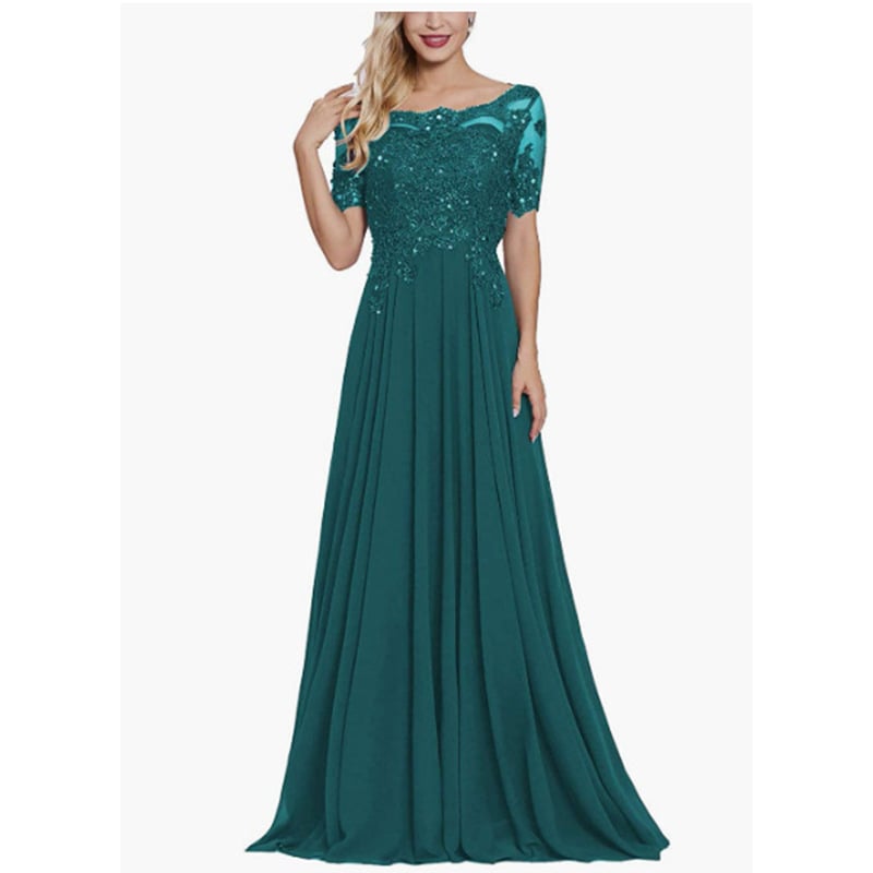 Večernja haljina bez leđa, duboki V izrez, bez rukava, mješavina poliestera i spandeksa, batik proces