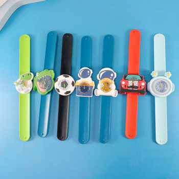 Dječji karikaturalni kvarcni sat sa SL68 mehanizamom, silikonska traka, kružni cifernik, vijčana krunica, vodootporan