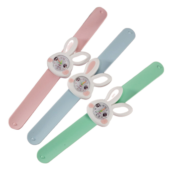 Dječji karikaturalni kvarcni sat sa SL68 mehanizamom, silikonska traka, kružni cifernik, vijčana krunica, vodootporan