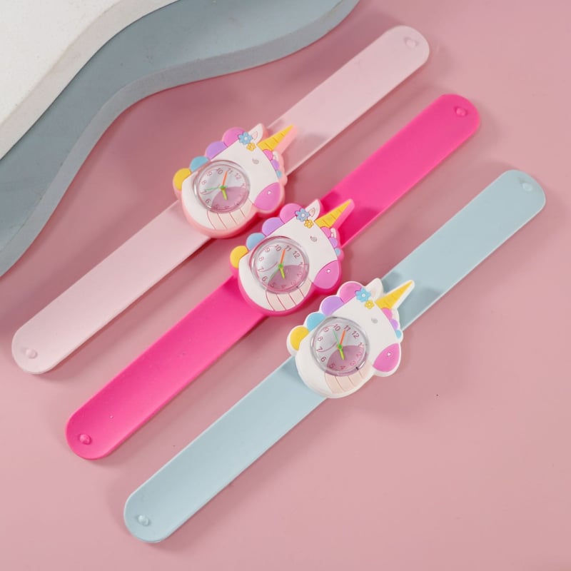 Dječji karikaturalni kvarcni sat sa SL68 mehanizamom, silikonska traka, kružni cifernik, vijčana krunica, vodootporan