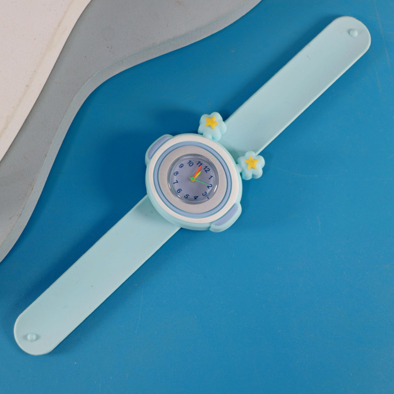 Dječji karikaturalni kvarcni sat sa SL68 mehanizamom, silikonska traka, kružni cifernik, vijčana krunica, vodootporan