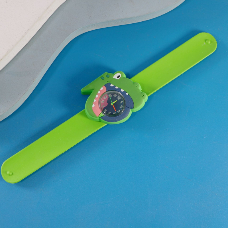 Dječji karikaturalni kvarcni sat sa SL68 mehanizamom, silikonska traka, kružni cifernik, vijčana krunica, vodootporan