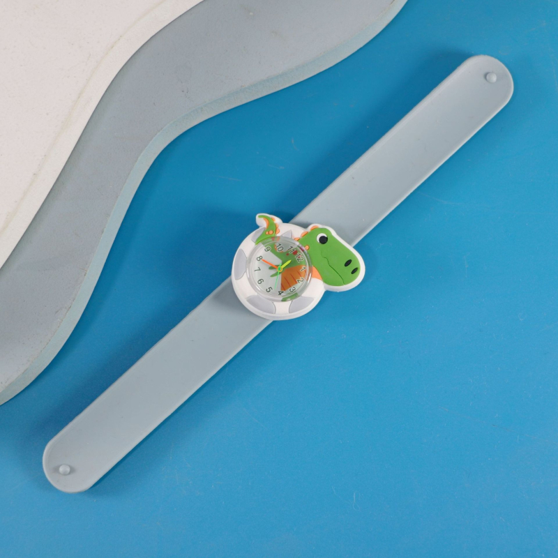 Dječji karikaturalni kvarcni sat sa SL68 mehanizamom, silikonska traka, kružni cifernik, vijčana krunica, vodootporan
