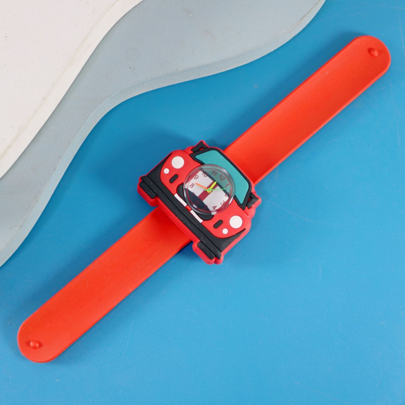 Dječji karikaturalni kvarcni sat sa SL68 mehanizamom, silikonska traka, kružni cifernik, vijčana krunica, vodootporan