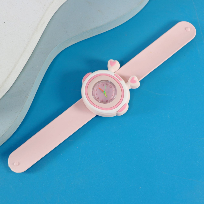 Dječji karikaturalni kvarcni sat sa SL68 mehanizamom, silikonska traka, kružni cifernik, vijčana krunica, vodootporan