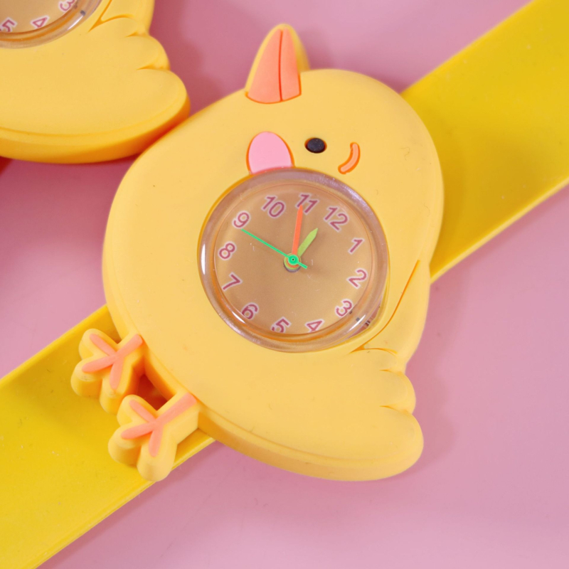 Dječji karikaturalni kvarcni sat sa SL68 mehanizamom, silikonska traka, kružni cifernik, vijčana krunica, vodootporan