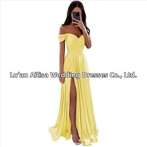 Вечерна рокля с една рамо, без ръкави, дълга, с висока талия, тънък силует, полиестерова материя