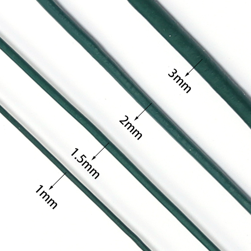 Prirodna koža – okrugli konac za DIY nakit, pleteni kožni konac za narukvice i lančiće