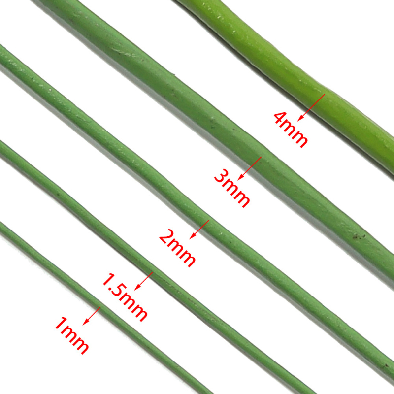 Prirodna koža – okrugli konac za DIY nakit, pleteni kožni konac za narukvice i lančiće