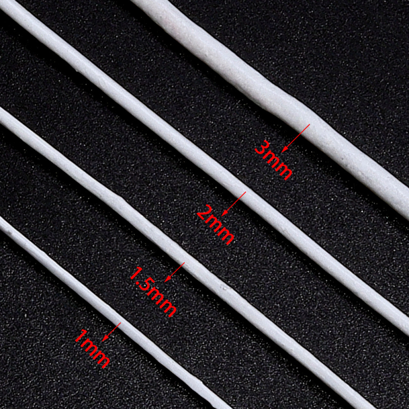 Prirodna koža – okrugli konac za DIY nakit, pleteni kožni konac za narukvice i lančiće