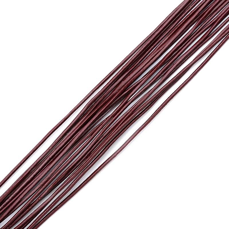 Prirodna koža – okrugli konac za DIY nakit, pleteni kožni konac za narukvice i lančiće