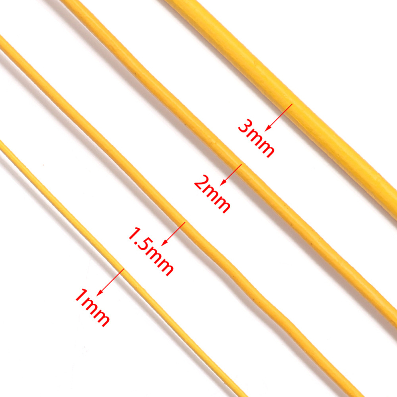 Prirodna koža – okrugli konac za DIY nakit, pleteni kožni konac za narukvice i lančiće